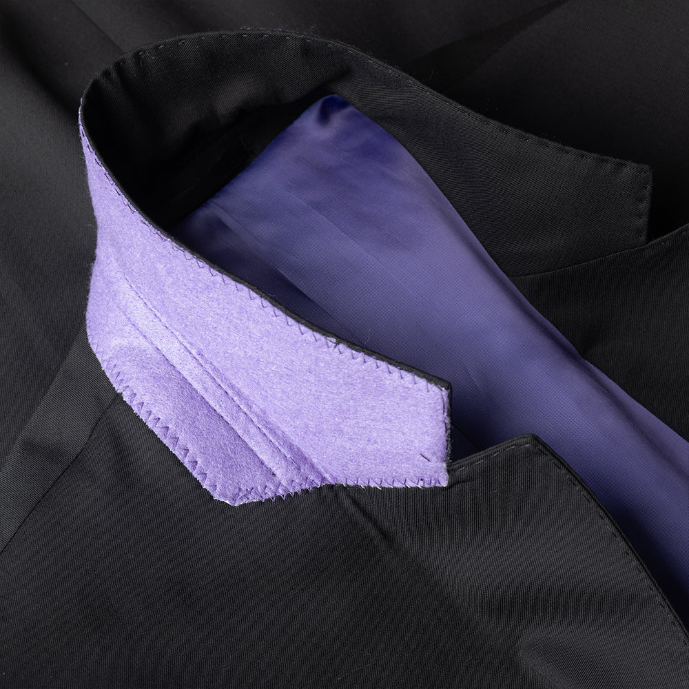 Black Gabardine 3 Piece Suit