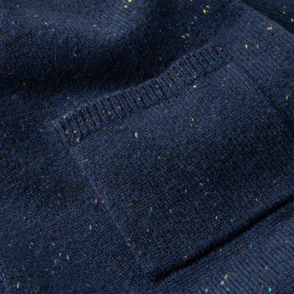 Navy Lambswool Crew neck Knitwear