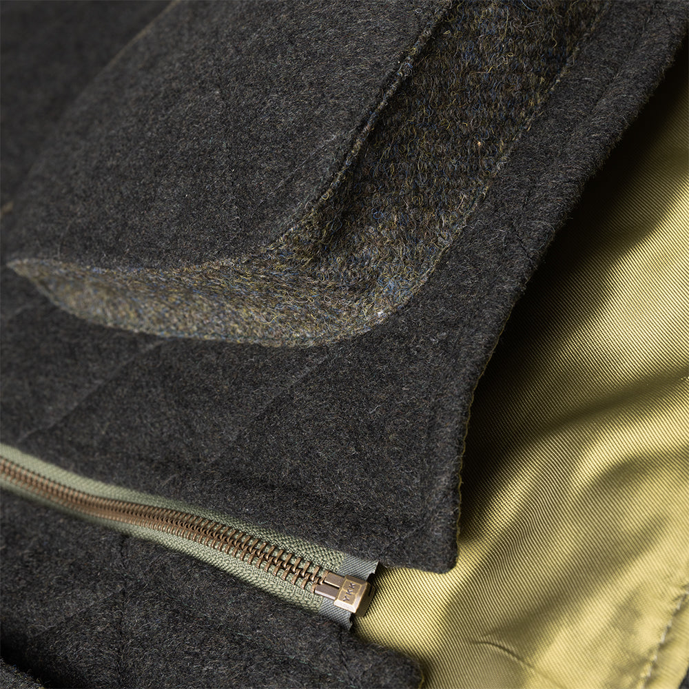 Green Lambs Wool Body Warmer