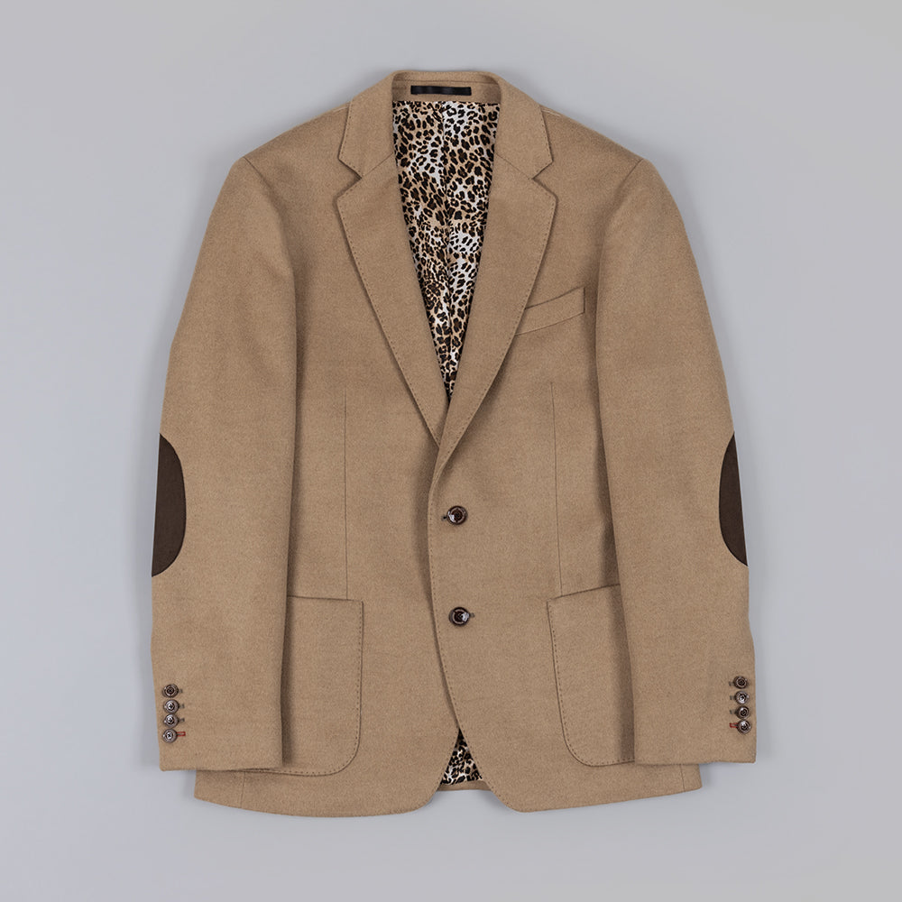 The Camel Camel Luxury Patch Pocket Blazer
