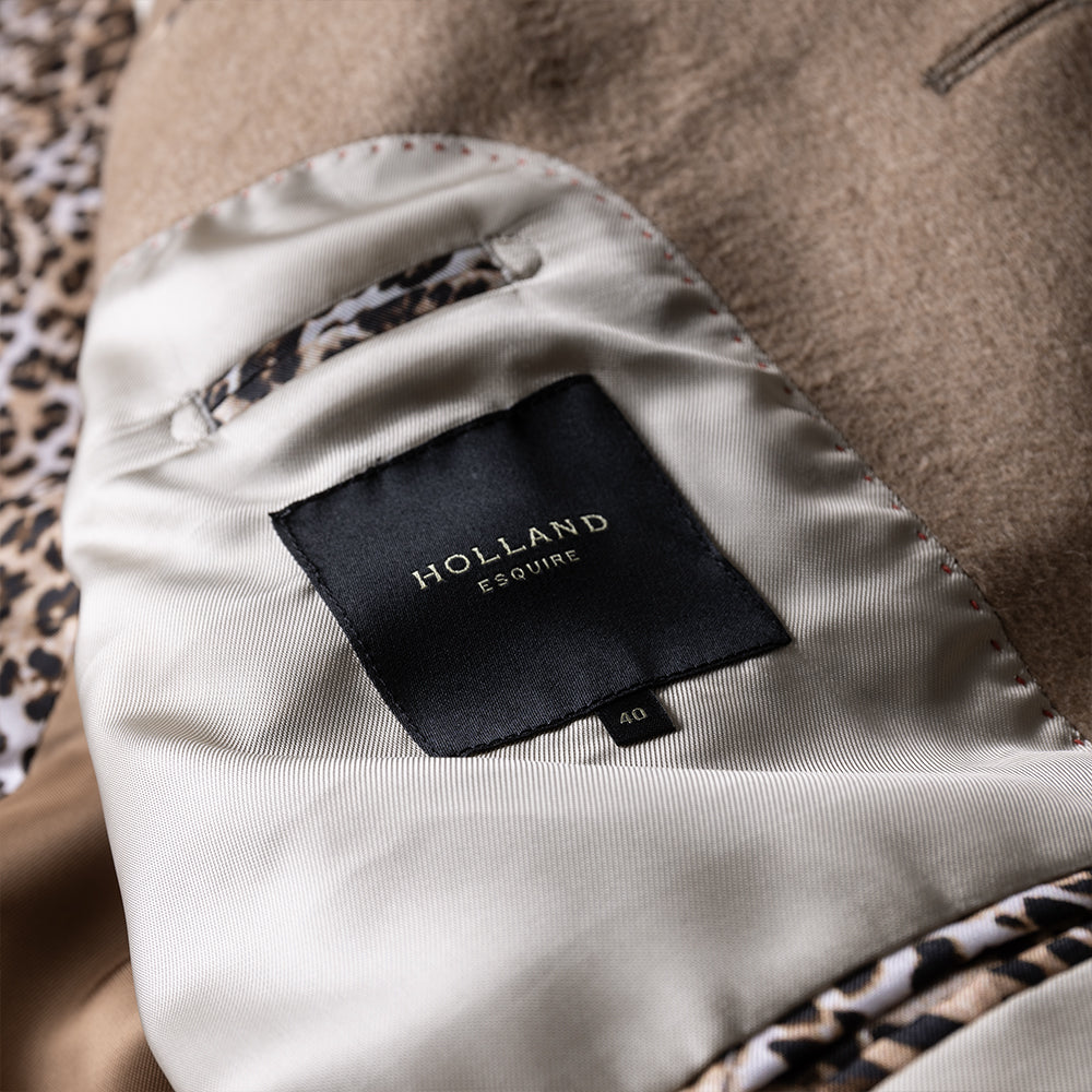 The Camel Camel Luxury Patch Pocket Blazer