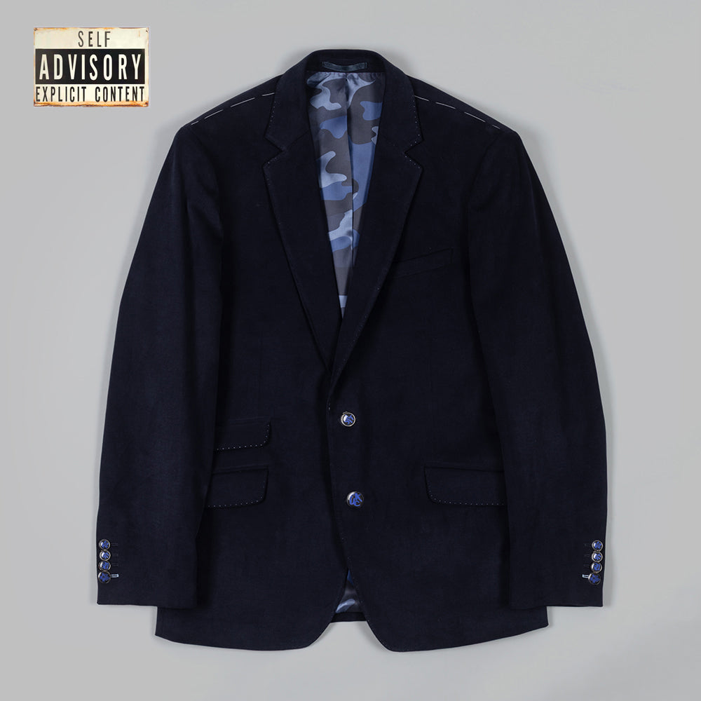 The Expletive Blazer in Navy Twill