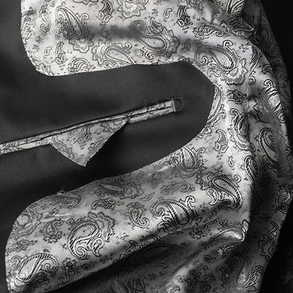 Black Velvet Jacquard Tuxedo