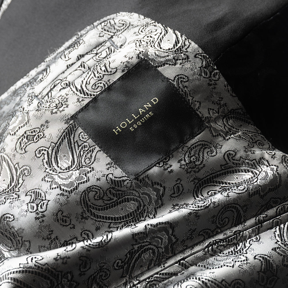 Black Velvet Jacquard Tuxedo