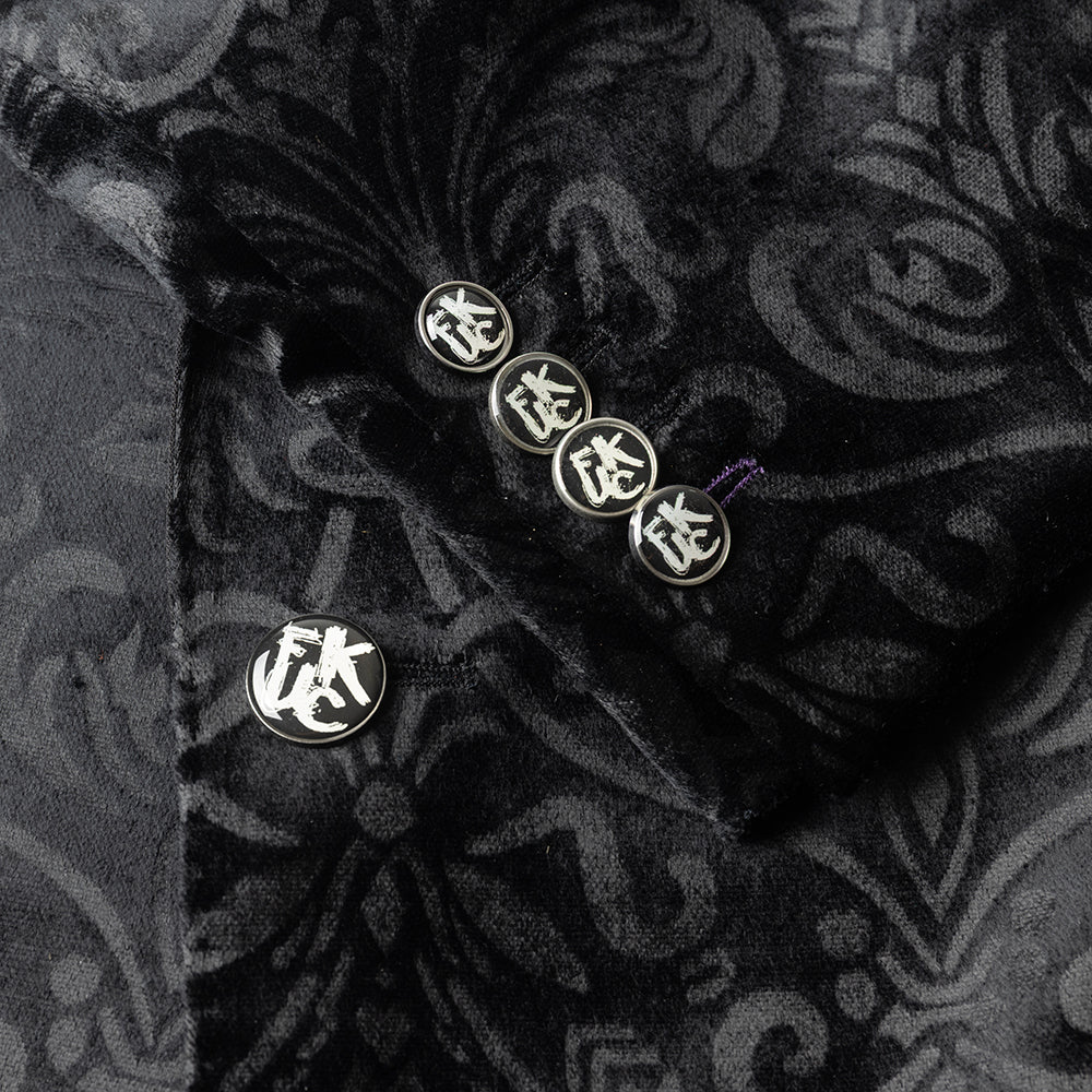 Black Velvet Jacquard Tuxedo