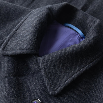 Navy Double Breasted Pea Coat