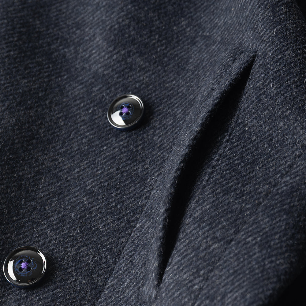 Navy Double Breasted Pea Coat