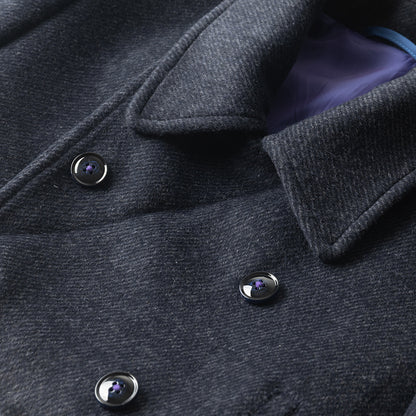 Navy Double Breasted Pea Coat