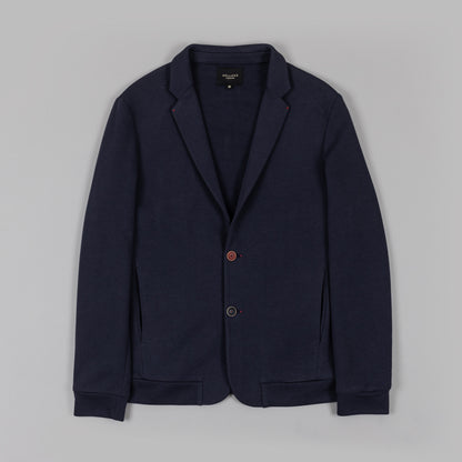 The Casual Blazer in Blue Jersey
