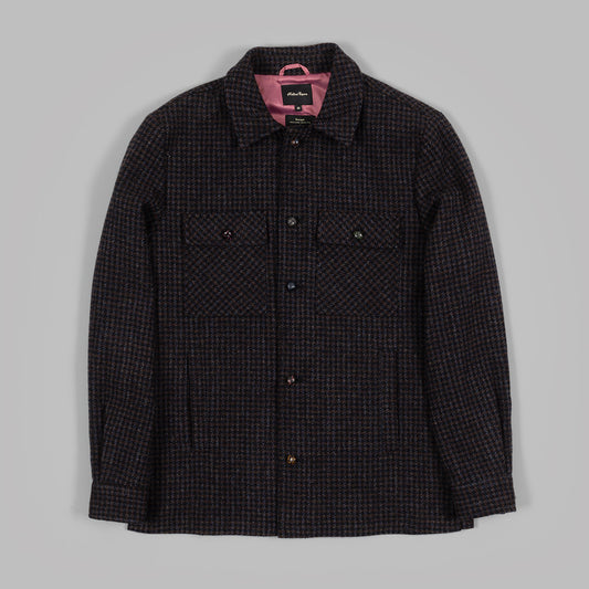 Brown Dogs Tooth Tweed Shacket