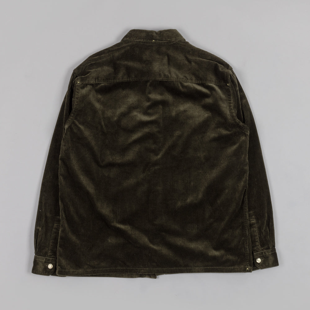 Green Cord Overshirt