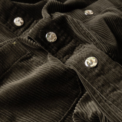 Green Cord Overshirt