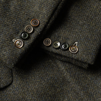 Green Tweed Shetland Wool Blazer
