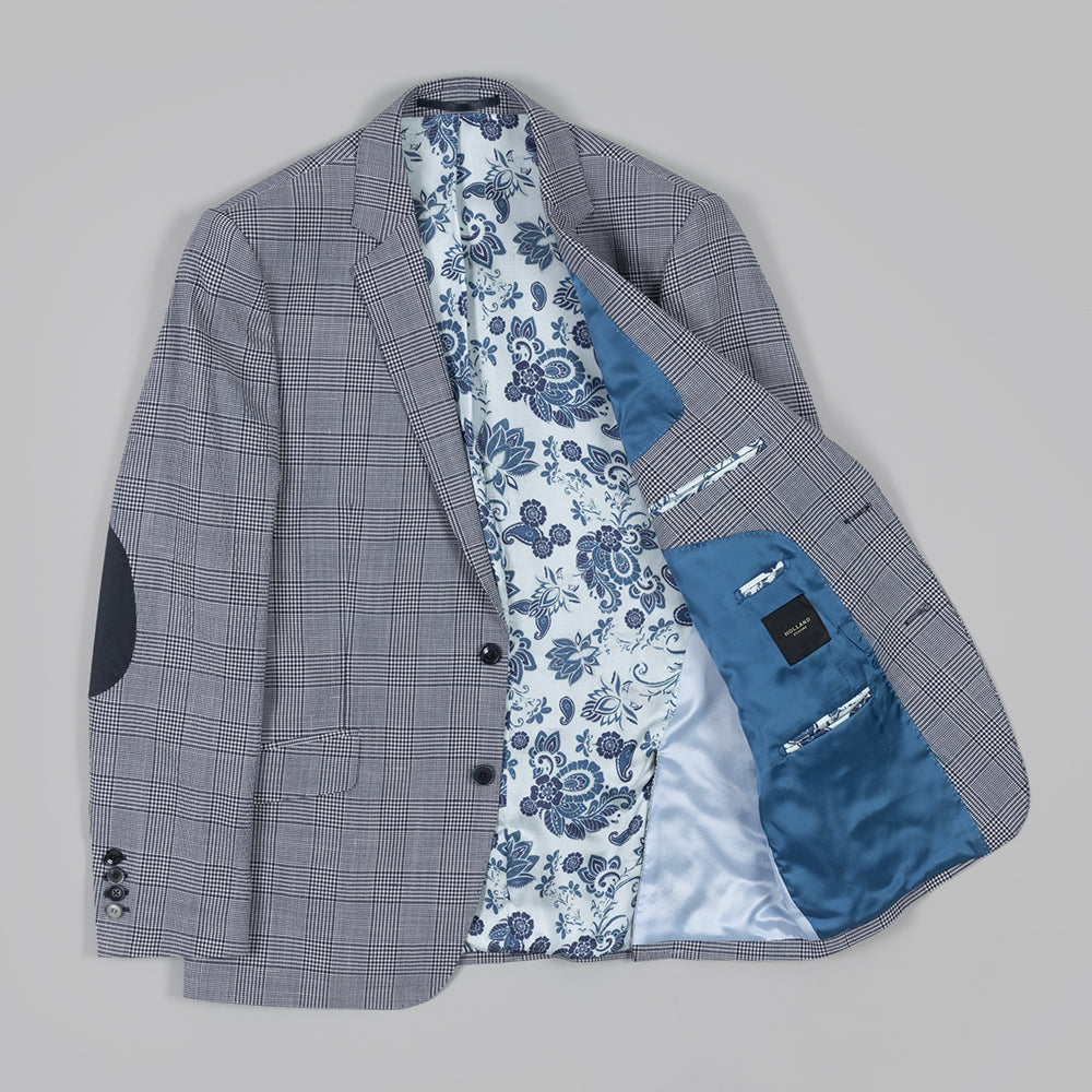 The Seersucker Navy Check Blazer