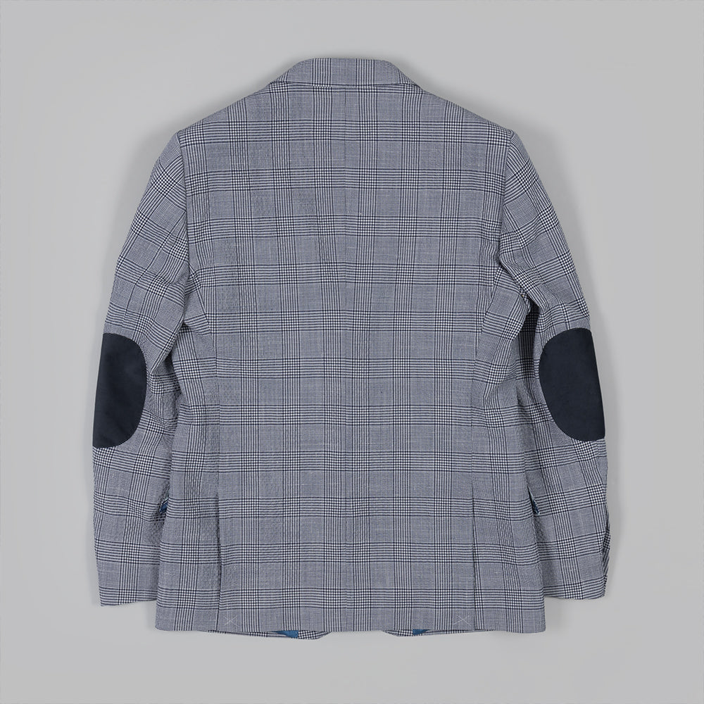 The Seersucker Navy Check Blazer