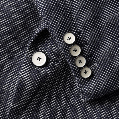 White Emamel Logo Buttons