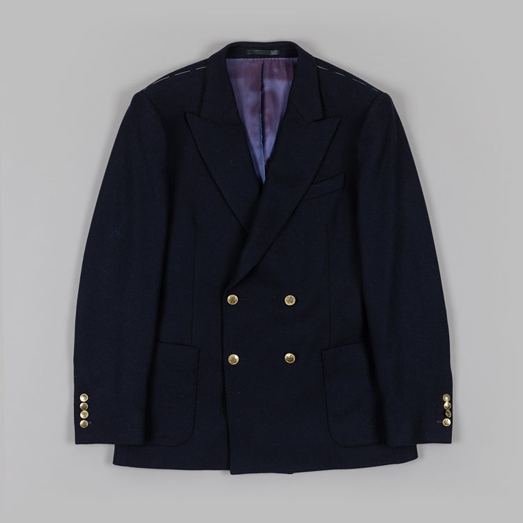 Navy Double Breasted Club Blazer – Holland Esquire