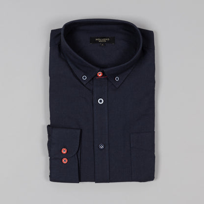 Navy Oxford shirt