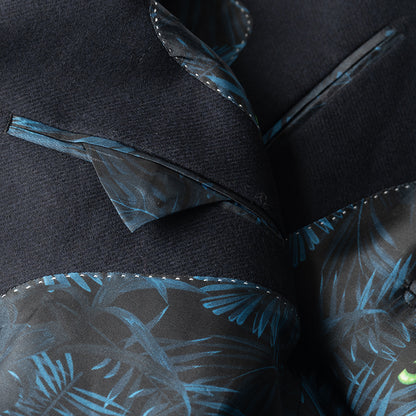 The Navy Club Blazer In Wool and Cashmere