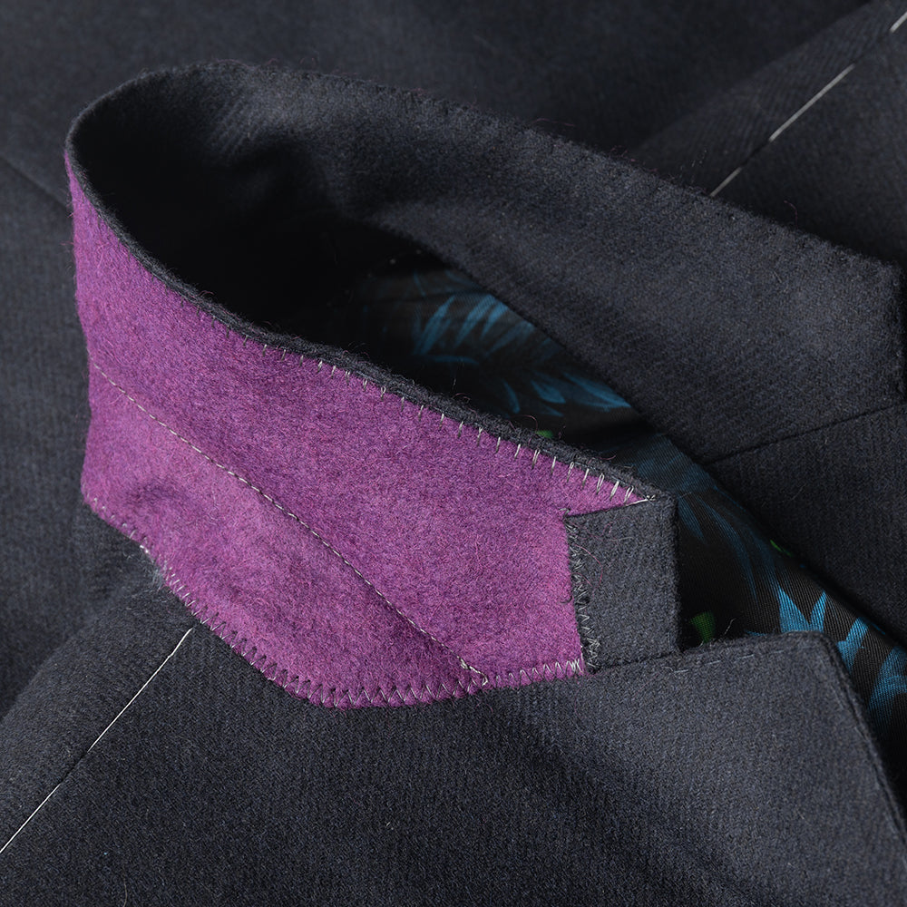 The Navy Club Blazer In Wool and Cashmere