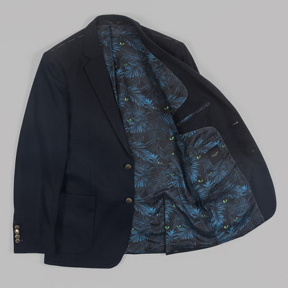 The Navy Club Blazer In Wool and Cashmere