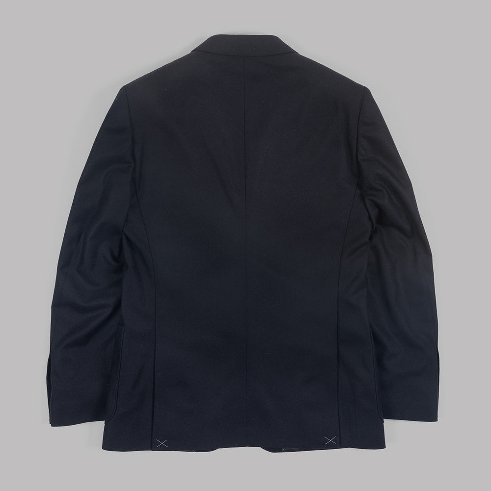 The Navy Club Blazer In Wool and Cashmere