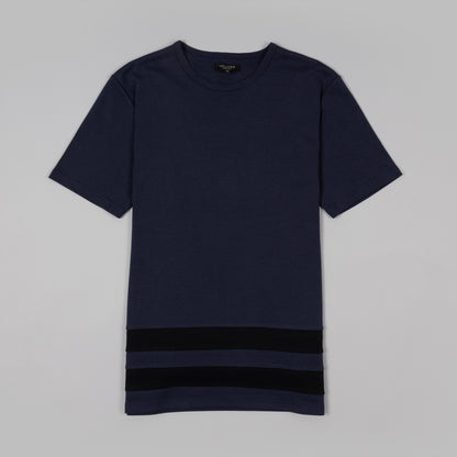 The Hem Tee in Navy cotton