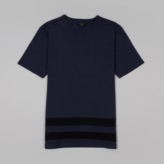 The Hem Tee in Navy cotton