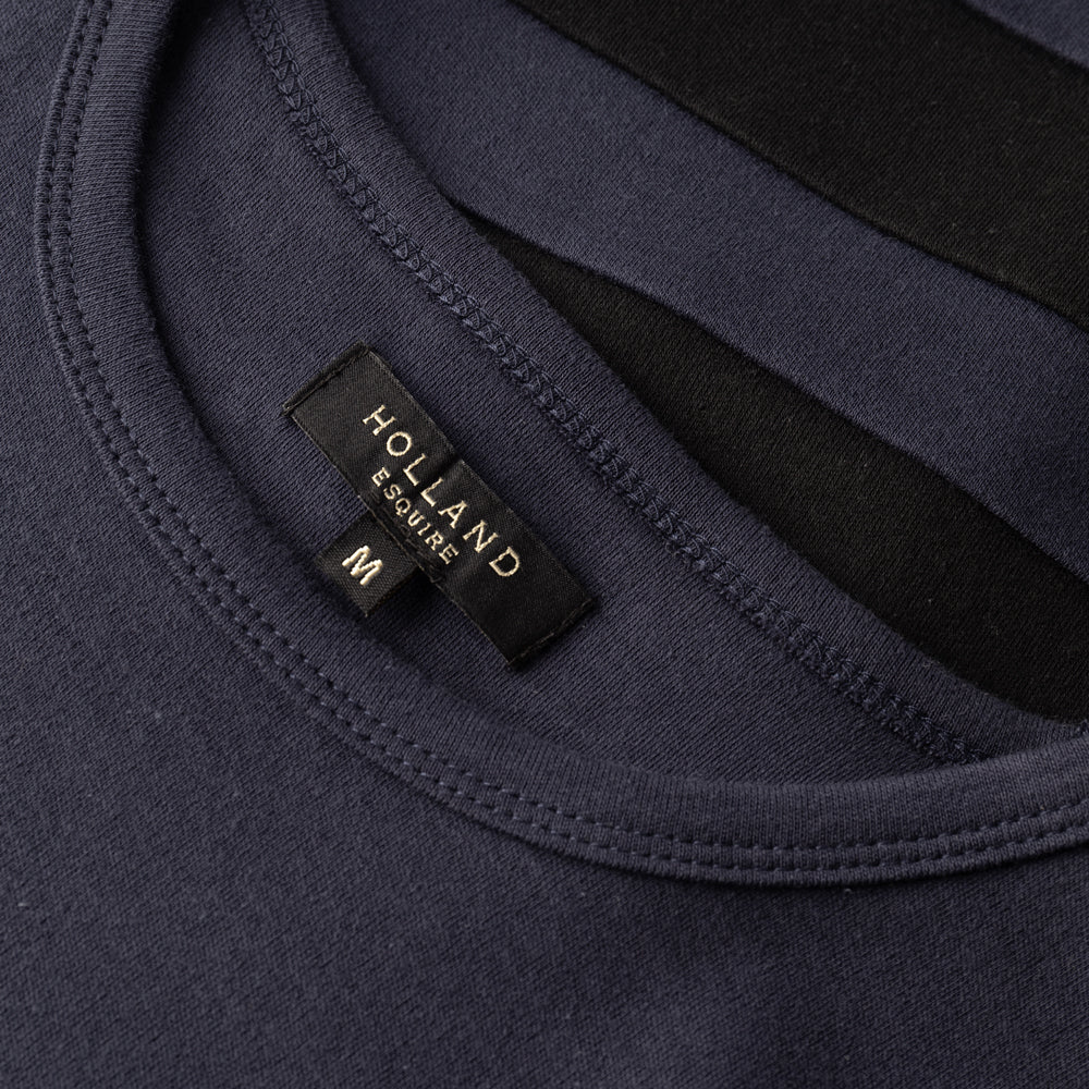 The Hem Tee in Navy cotton