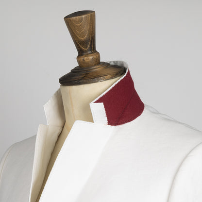 The Casino Royal Blazer in White Linen