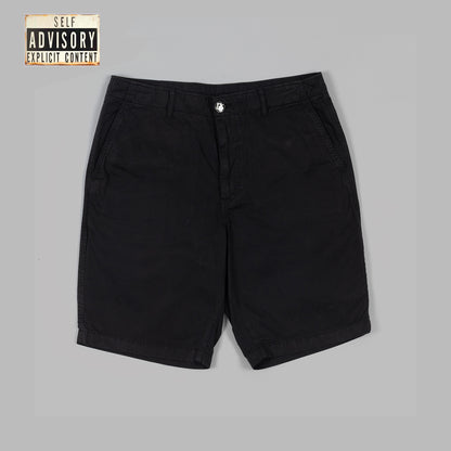 The Expletive Black Chino Shorts