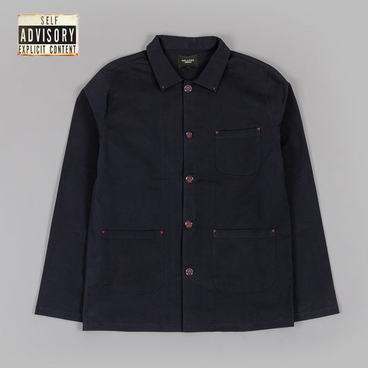 The Expletive Worker Jacket in Navy Twill.