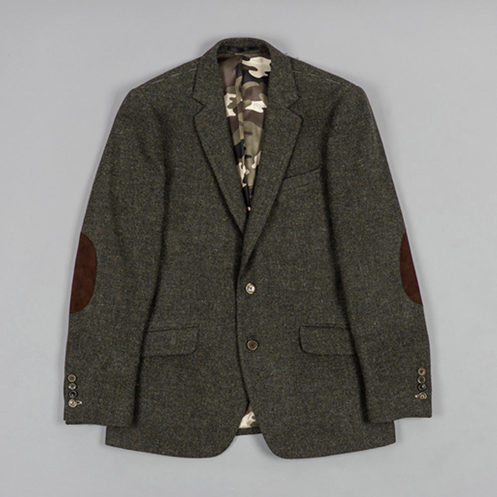 Green Tweed Shetland Wool Blazer