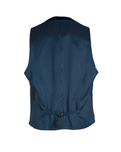 3 Piece Suit in Navy Panama - Holland Esquire