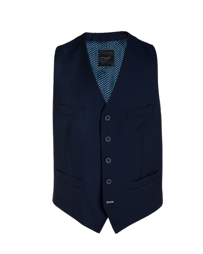 3 Piece Suit in Navy Panama - Holland Esquire