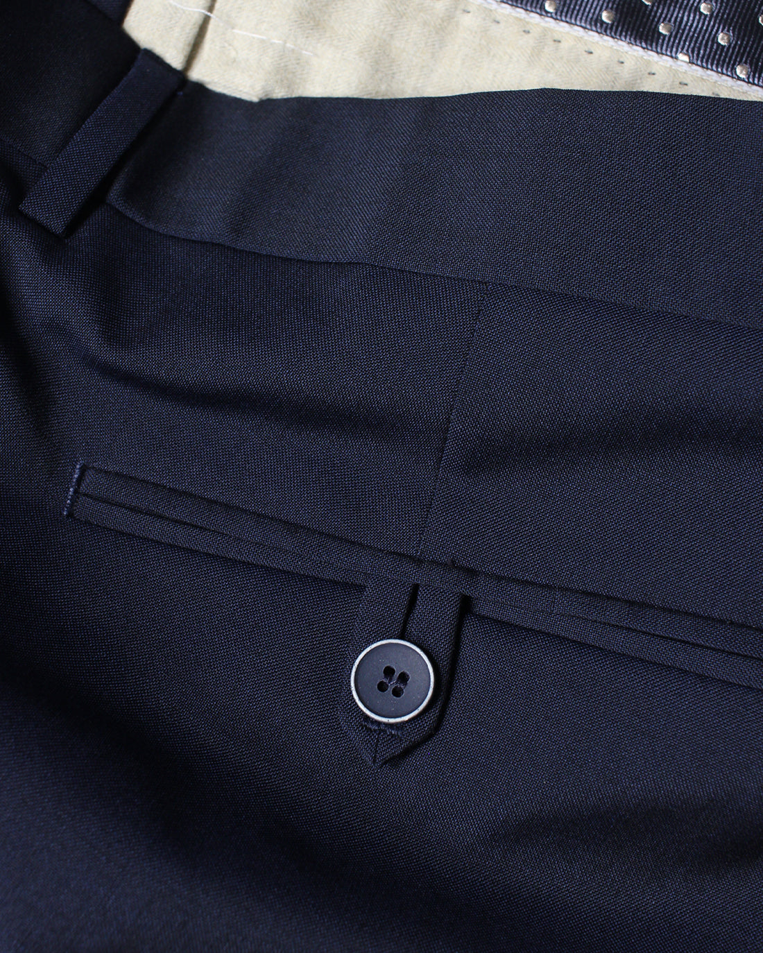 3 Piece Suit in Navy Panama - Holland Esquire